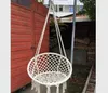 Nordic Style Round Hängmatta Utomhus Inomhus sovsal Sovrum Barn Swing Bed Barn Vuxen Swinging Hängande Single Chair Hammock1