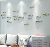 الجدار الديكور الكهربائي الأسماك قلادة الكائنات الزخرفية غرفة المعيشة أريكة التلفزيون خلفية الجدار ثلاثي الأبعاد الممر الديكور
