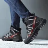 Stivali da uomo invernali peluche stivali da neve caldi casual uomo inverno Solomon scarpe da trekking uomo calzature stivaletti Zapatos De Hombre 48 201215