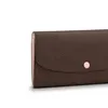 Portefeuilles Femmes Portefeuille Porte-monnaie Zippy Wallet Lady chaîne Portefeuilles Fold Card Holder Passport Holder Femmes fleur Porte-monnaie clé Pouch 25-253k