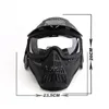 Full Face-Schutzmasken für taktische Paintball-CS-Spiel einstellbares Strap-staubdicht winddicht