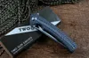 Twosun Flipper Survival Knives EDC D2 BLADE SATIN G10 손잡이 사냥 야외 주머니 접이식 나이프 TS81 세라믹 볼 베어링 XMAS 269I