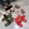 Kwiaty kapcie Letnie Klapki Klapki Kapły Platforma Womans Platforma Kobiety 2020 Buty Damues Slide Sandals Wedge Heel Grube Plaża Slipper X1020