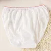 Disposable Panties Travel Holiday Underwear Panties Supplies Midi Rise Solid Cotton Briefs Short Female13496