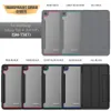 Clear Hard back PC Folio Protective Stand Case Smart Cover Auto Sleep/Wake for Samsung Galaxy Tab A 8.4 Case (2020), SM-T307/SM-T307U