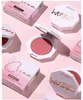 Qibest Face Matte Blush Palette 6 Color Cheek Blusher Powder Makeup Rouge Mineral Pigment Cosmetica Langdurige Natuurlijke Make-up