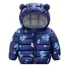 Ropa para niñas bebés Chaqueta de invierno para bebés Abrigos de dibujos animados de moda para niñas Chaquetas Primavera Otoño Ropa para niños Chaqueta con capucha 201106