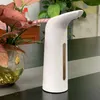 Presale Automatisk flytande tvål Dispenser Smart Sensor Touchless ABS Electroplated Sanitizer Dispensador för kök Badrum Y200407