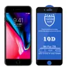 VOLLEDIGE COVER 10D GROTE CURVE Drop Lijm Gehard Glass Screen Protector Volledige lijm voor iPhone 12 11 PRO MAX XR XS MAX 6 6S 7 8 PLUS 100PCS / PARTIJ