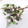 Rose Hips Artificial Flowers Fake Bouquet Wedding Home Party Decoration Gift 1