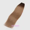 Vmae 13A 100g Hot Selling Salon shops high quality Weft Hair straight T4-8 T5-22 T8-60 Pre Bonded Tape In Hair Extensions