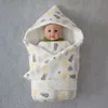 Couverture de bébé Couverture de couette pour décharge Nouveau-né Bébé Swaddle Wrap Forme de dessin animé mignon 100% coton 80 * Literie Sac de transport LJ201014