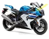 Per Suzuki GSXR1000 GSX-R1000 2009 2010 2011 2012 2013 2014 2015 2016 GSX R1000 K9 Moto Blu Bianco Carenatura (stampaggio ad iniezione)