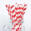 25pcs Disposable Biodegradable Paper Straws Colorful Creative Drinking Straw Birthday Party Decoration Kids Baby Shower Wedding Party YL0196