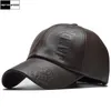 노스우드 새로운 고품질 겨울 모자 PU 가죽 야구 모자 남자 스냅 백 모자 Casquette Gorras Para Hombre Mens Trucker CAP4030786