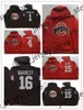 Ohio State Buckeyes Jersey con capucha cosida 1 Braxton Miller 1 Dontre Wilson 4 Curtis Samuel 5 Raekwon McMillan 15 Ezekiel Elliott 16 J.T Barrett 2 Cris Carter