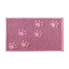 Patte Forme Chien Chats Tapis D'alimentation Pad Chat Fournitures Pet Plat Bol Nourriture Eau Alimentation Napperon Table PVC Tapis 30 cm x 40 cm WQ466-WLL