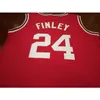 Niestandardowe 604 młodzieżowe kobiety # Michael Finley Jersey Wisconsin # 24 Ostateczne cztery koszulki do koszykówki Rozmiar S-4XL lub niestandardowa Dowolna nazwa lub Jersey Number