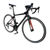 Carbon Fiber Frame Road Bike Bicycle 16 / 18 Speed Multi Speed Bicycles Wind Breaking Frame Set Brake Variable Integrated Bikes