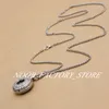 Neue Quarz Vintage kleine weiße Stahl römische Taschenuhr Halskette Großhandel Schmuck Pullover Kette Mode Taschenuhr Kupfer Farbe Stahl