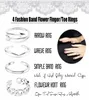 8pcs Summer Beach Vacation Knuckle Foot Ring Set Open Toe Rings for Women Girls Finger Ring Adjustable Jewellery Wholesale Gifts