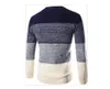 New Streetwear Men's Winter Warm Algodão O Pescoço Pullover Jumper Sweater 201104