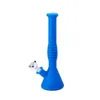 2020 12 pouces de hauteur Silicone Bong Silicone Narguilé Shisha Pipe À Eau Portable Narguilé Livraison Gratuite