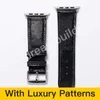 G designer Watchbands 42mm 38mm 40mm 44mm iwatch 2 3 4 5 bands Leather Strap Bracelet Fashion Stripes drop shipping