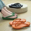 2022 Summer Slippers Man Women Casual Massage Durable Flip Flops Beach Sandals Female Wedge Shoes Striped Lady Room Slippers 03