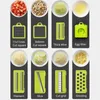 Kitchen Accessories Gadgets Tools Multifunctional Vegetable Slicers Cutter 8 in 1 Grater Shredders Kitchen Supplies 201201