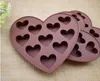 سيليكون كعكة العفن 10 الكتيبات شكل قلب الشوكولاته العفن الخبز diy RRA11691
