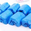 Copriscarpe monouso impermeabili in plastica Copriscarpe per moquette per giorno di pioggia Copriscarpe per pulizia blu Copriscarpe per la casa RRA3890