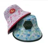 Moda desigenr letnia szerokie czapki luksusowe marka podwójna litera rybakowy kapelusz na męskie damski podróż na zewnątrz filtra przeciwsłoneczna komfort mieszany kolorowe czapki sunhat