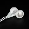 흰색 3.5mm 잭 스테레오 이어폰 이어 버드 박물관 학교 도서관을위한 귀이 이어폰 헤드폰.
