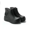 女性ブーツ冬の柔らかい底の太い底の戦利品黒茶色の快適なレディースショートブート純正レザーシューズサイズ35-40 02