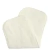 10pcs 4 couches inserts en microfibre de bambou pour couverture de couche-culotte en tissu pour bébé doublures lavables réutilisables pour couche-culotte en tissu de poche 201117