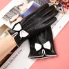 Fashion Womens Keep Warm Winter Cuff Soft Lining Bows Decoration Gloves Full Finger Mittens Women Outdoor Sport Female S