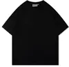 21sss Designer Tide camisetas letra de tórax laminada impressão curta de manga curta High Street Loose de tamanho casual camiseta 100% pura algodão A23