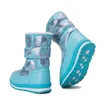 Stivali Inverno Scarpe per bambini Ragazze Ragazzi Neve Calda Bambini all'aperto Caviglia Impermeabile Antiscivolo Peluche Infantile 221007