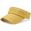 Chapeaux à large bord La section de la casquette de baseball jaune Hommes Femmes Sports de plein air Voyage Casual Tout autour Parasol Jeunesse Vide Top1