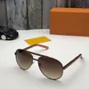 Top Quality Classic pilot 0339 Sunglasses for Men Women Metal Square Gold Frame UV400 Unisex Vintage Style Attitude Sunglasses Protection Eyewear with Box