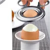 Sheller ägg saxar ägg kokt brytare gadget rostfritt stål Bekväma multifunktionella cutter tillbehör Middagsredskap Ny 4 8kd K2