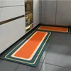 Tappeti per la casa Tappetino da bagno lungo Porta d'ingresso da cucina impermeabile antiolio per corridoio Piedini lavabili in PVC antiscivolo