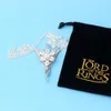 925 Gioielli da sposa Sterling Sliver Lord Princess Arwen Evenstar Collane a pendente per donne Arwen Crystal Q05316011770