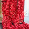 1 Sztuk Sztuczna Hortensja Wisteria Kwiat Dla DIY Symulacja Łuk Wedding Rattan Wall Wiszące Home Party Decoration Fake Flower