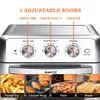 US Stock Geek Chef Air Fryer Toaster Ofen, 4 Scheibe 19qt Konvektion Airfryer Arbeitsplatte Ofen Fry Ölfrei, Kochen 4 Zubehör A08 A45 A29