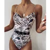 Em x fivela de fivela branca push up biquíni sexy 2020 High Cut 1pc Swimsuit Monokini Monokiny Swimwear New Bathing Suit T200708