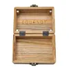 COURNOT Wooden Stash Case Box Size 63*87*121MM Big Volume Crude Wood Tobacco Herb Box Smoking Accessories