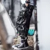 Pantaloni cargo mimetici con stampa tigre a righe Pantaloni safari da uomo Streetwear Tasche multiple Pantaloni tattici militari da uomo Jogger 20122409