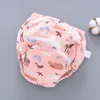 23 Colors Baby Diaper Cartoon Print Toddler Training Pants 6 Layers Cotton Changing Nappy Washable Cloth Diaper Panties Reusable 196 B3